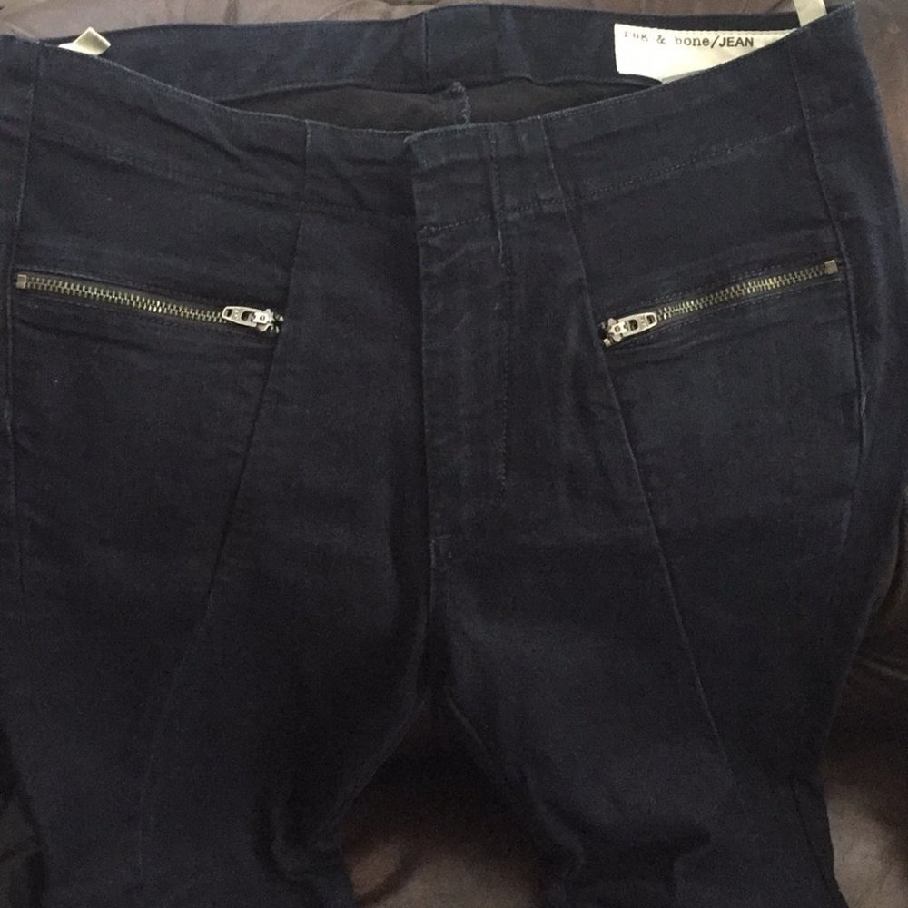 Rag & Bone size 28 Skinny Dark Blue Jeans NEW